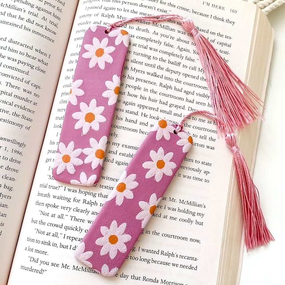 Handmade Air Dry Clay Bookmark