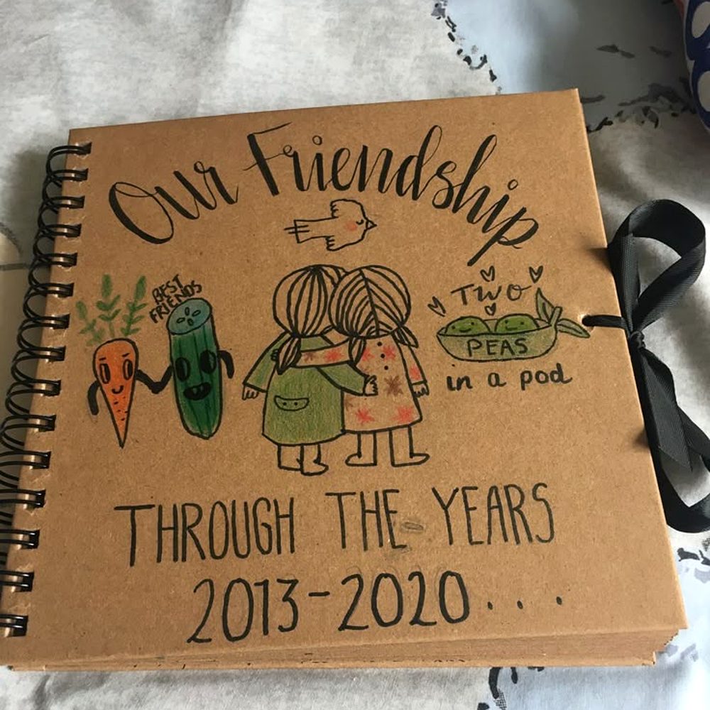 Handmade Friendship Scrapbook