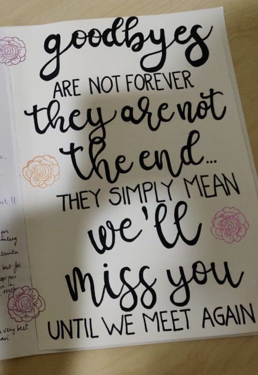 Farewell Memory Scrapbook