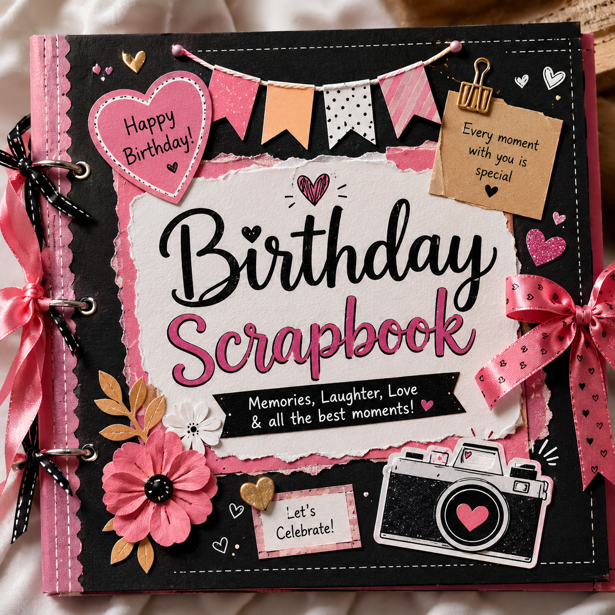 Happy Birthday Handmade Scrapbook